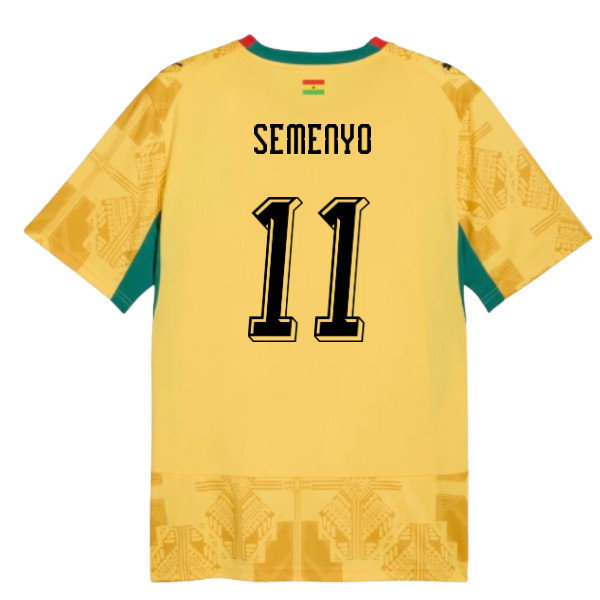 2026-2027 Ghana Away Shirt (Semenyo 11)-SoccerKits Hub | Buy Soccer Jerseys Online